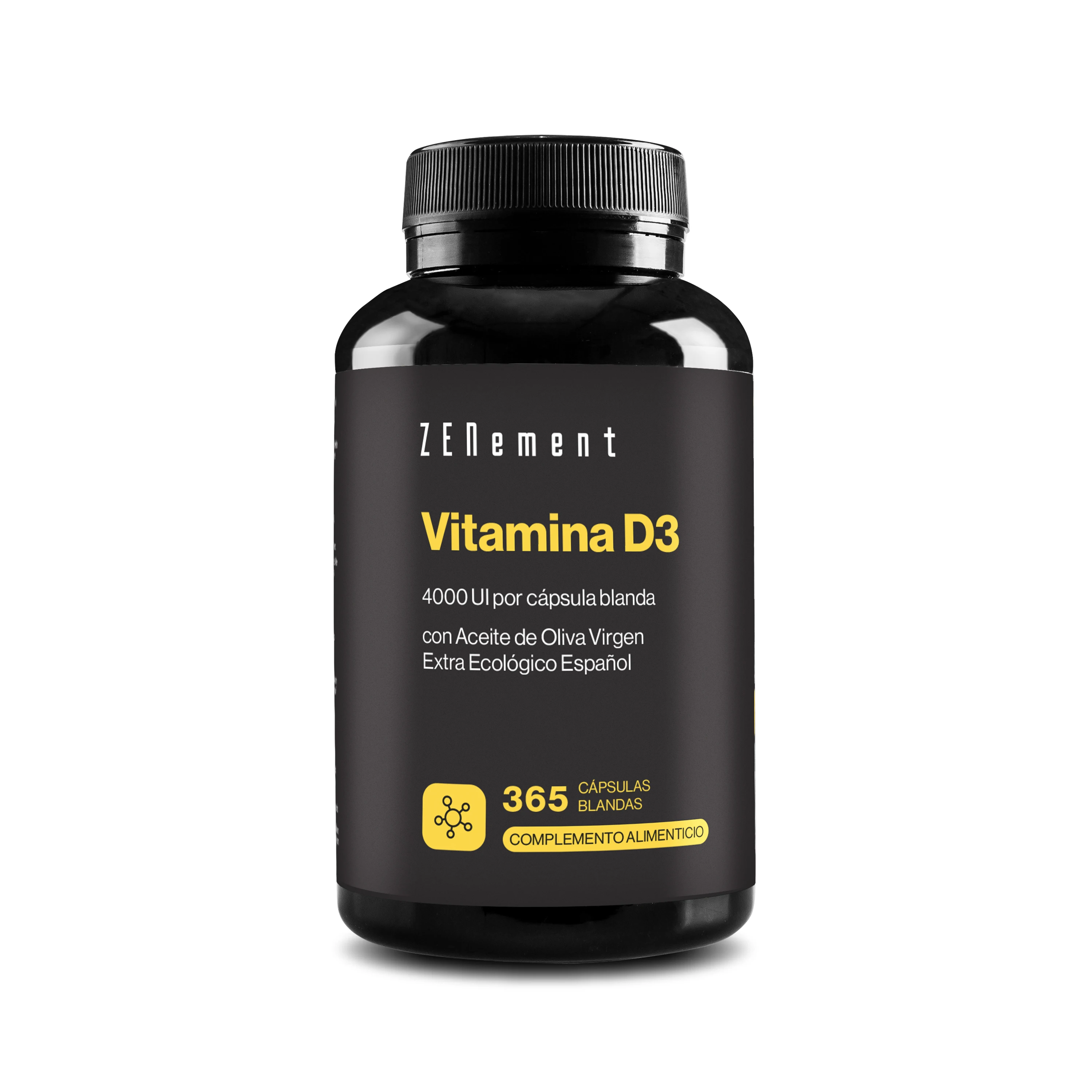 Zenement Vitamina D3 4000 Ui Por Cápsula Blanda - 365 Cápsulas Blandas