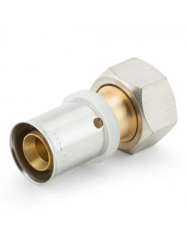 Racor Móvil Recto Prensar "RF/U" Multicapa Ø 20x½" Fittings Estandar MCRMV2012L