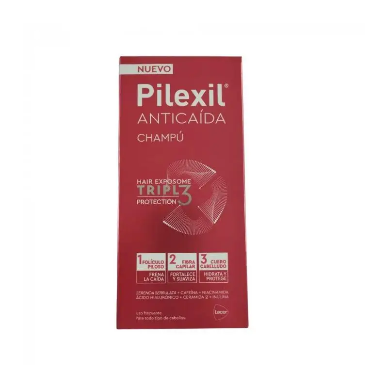 Pilexil Champú Anticaída Hair Exposome Triple Protection
