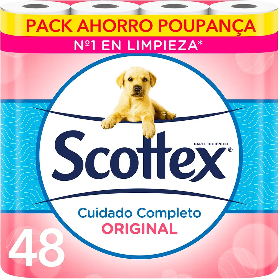 SCOTTEX PAPEL HIGIÉNICO CUIDADO COMPLETO