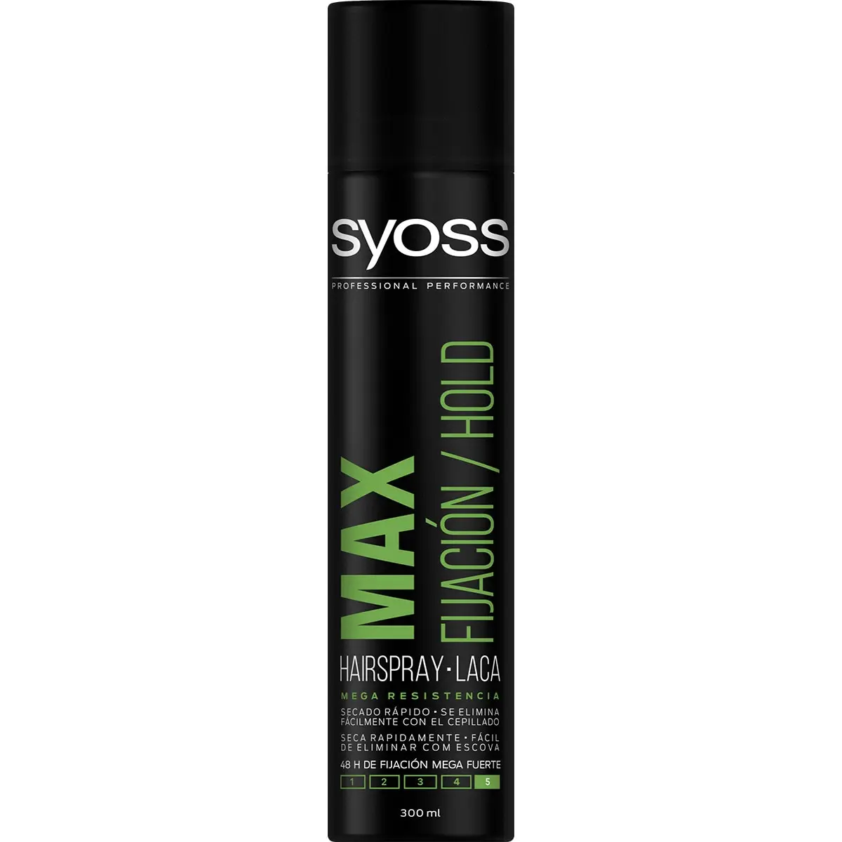 SYOSS Max fijación laca de secado rápido spray 300 ml se elimina fácilmente con el cepillado fijación mega fuerte 【ROUA】
