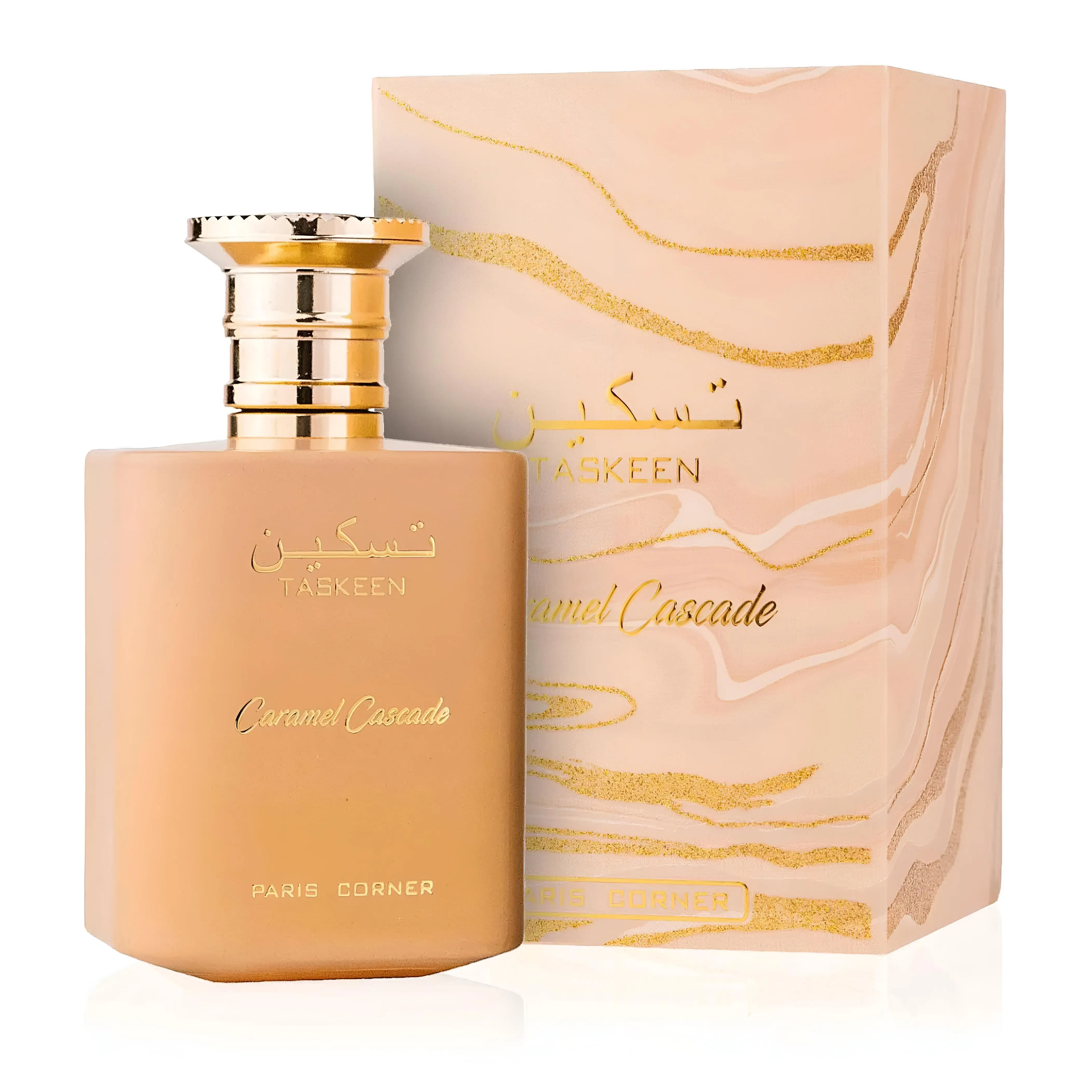 TASKEEN CARAMEL CASCADE Paris Corner 100ML EAU DE PARFUM Perfume Arabe Para Mujer - ORIGINAL