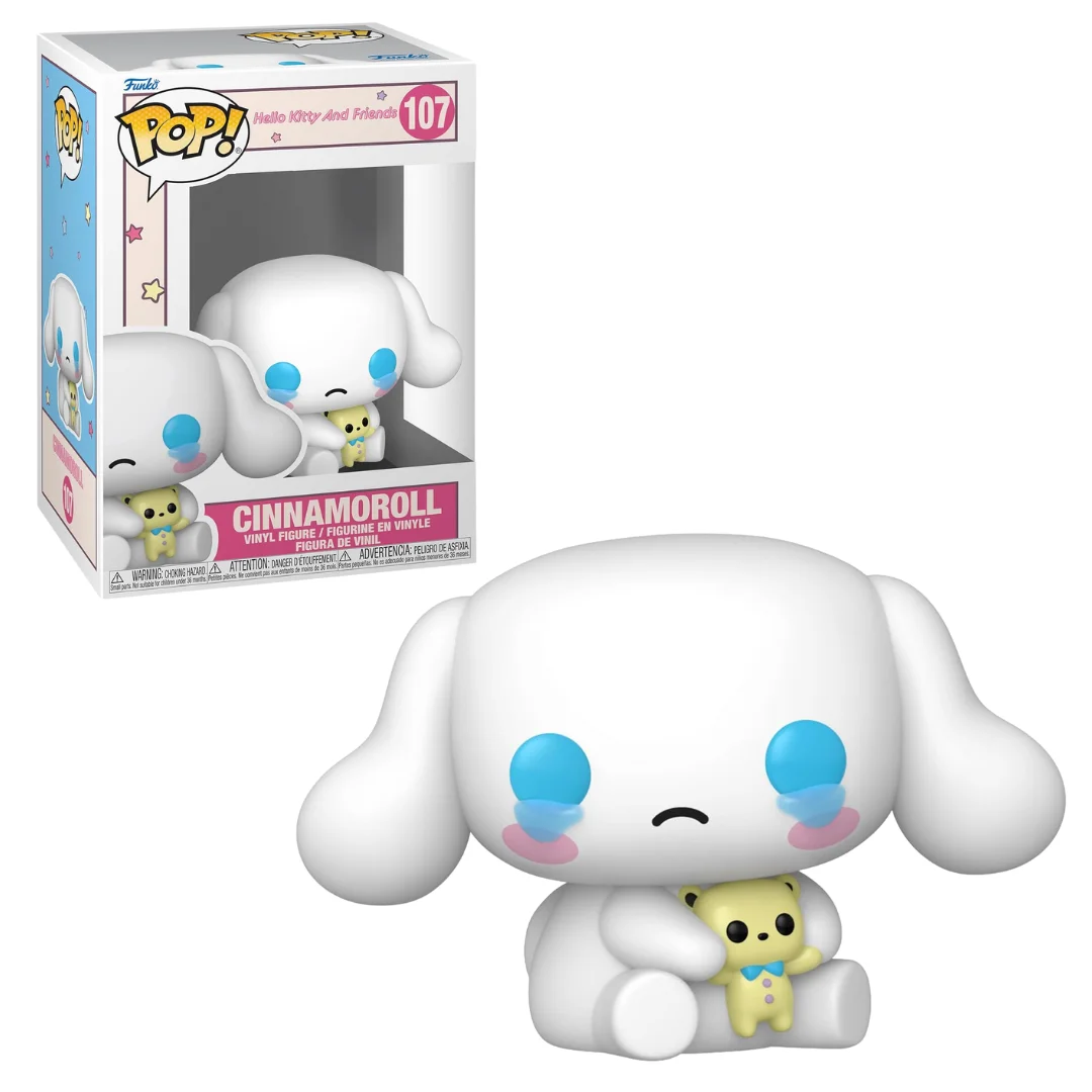 FUNKO POP! HELLO KITTY - CINNAMOROLL, 87211, Nº 107, TIENDA CON LICENCIA OFICIAL