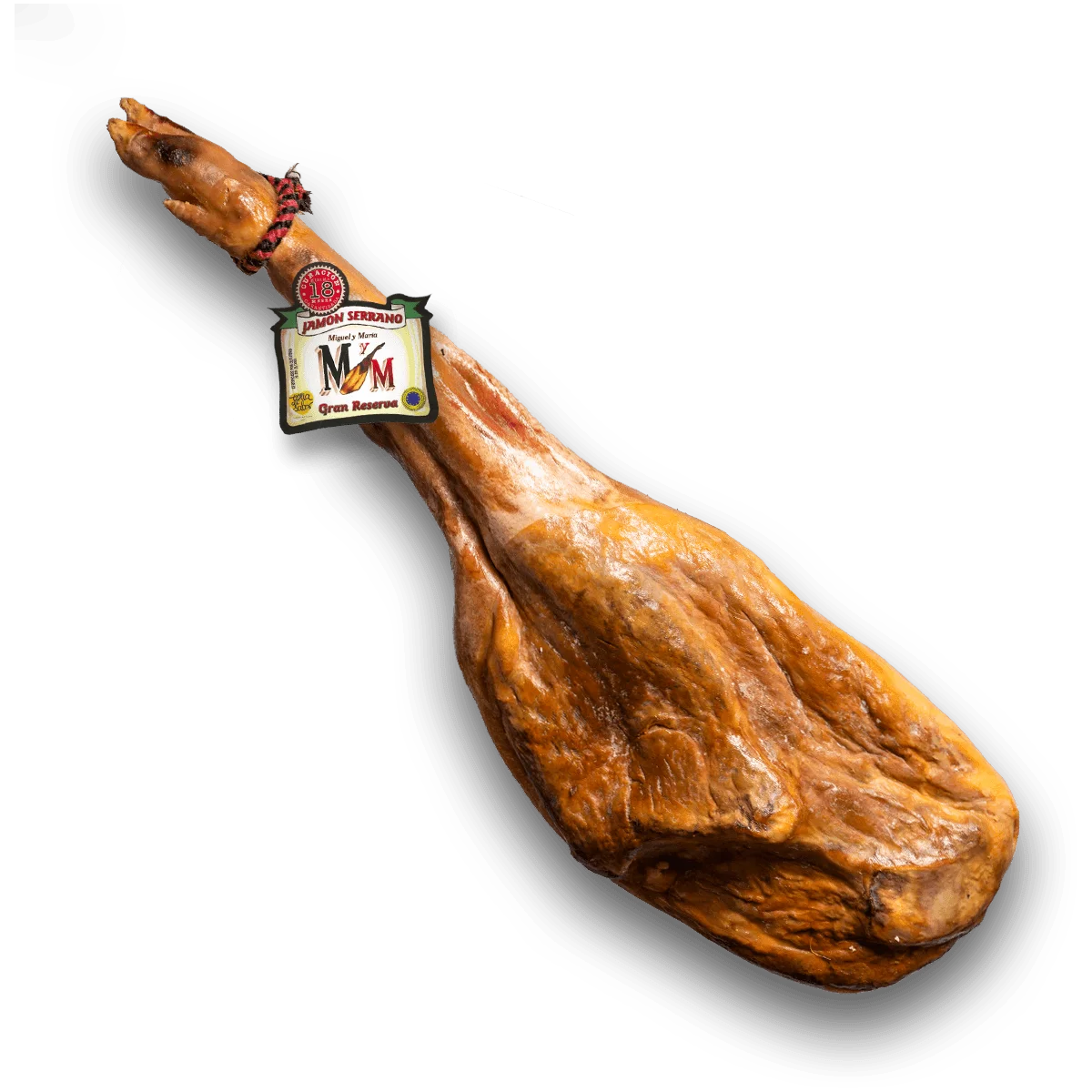 Jamón Serrano Reserva 50% Raza Duroc / +7,5 Kg. y +14 Meses de Curación / JAMON-PATANEGRA