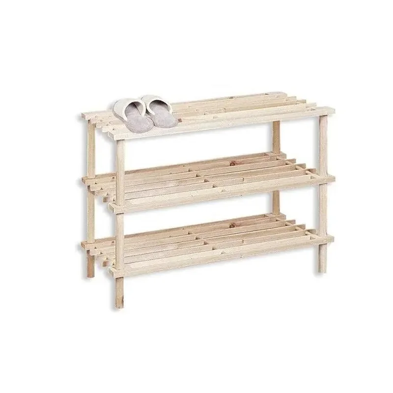 Natural Wooden shoe rack. 2 Sizes Shelf Stand Shoe Rack, Shoe Storage Rack, Home Organizer, Accessories