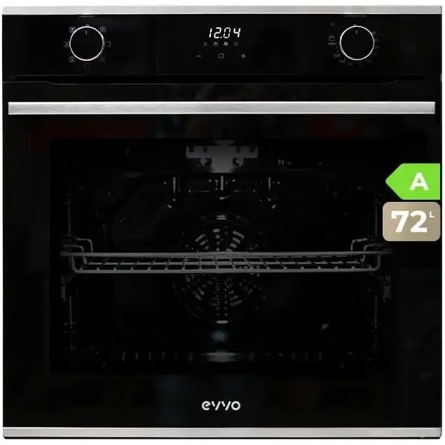 Evvo h20 oven, energy efficiency a, 72l capacity, 7 programs, timer, digital display,