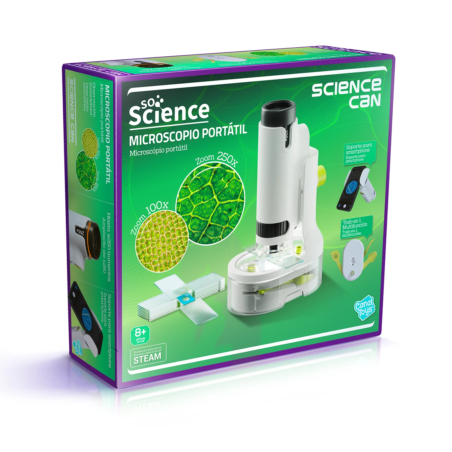 Microscopio Portátil - So Science - Canal Toys - COS001