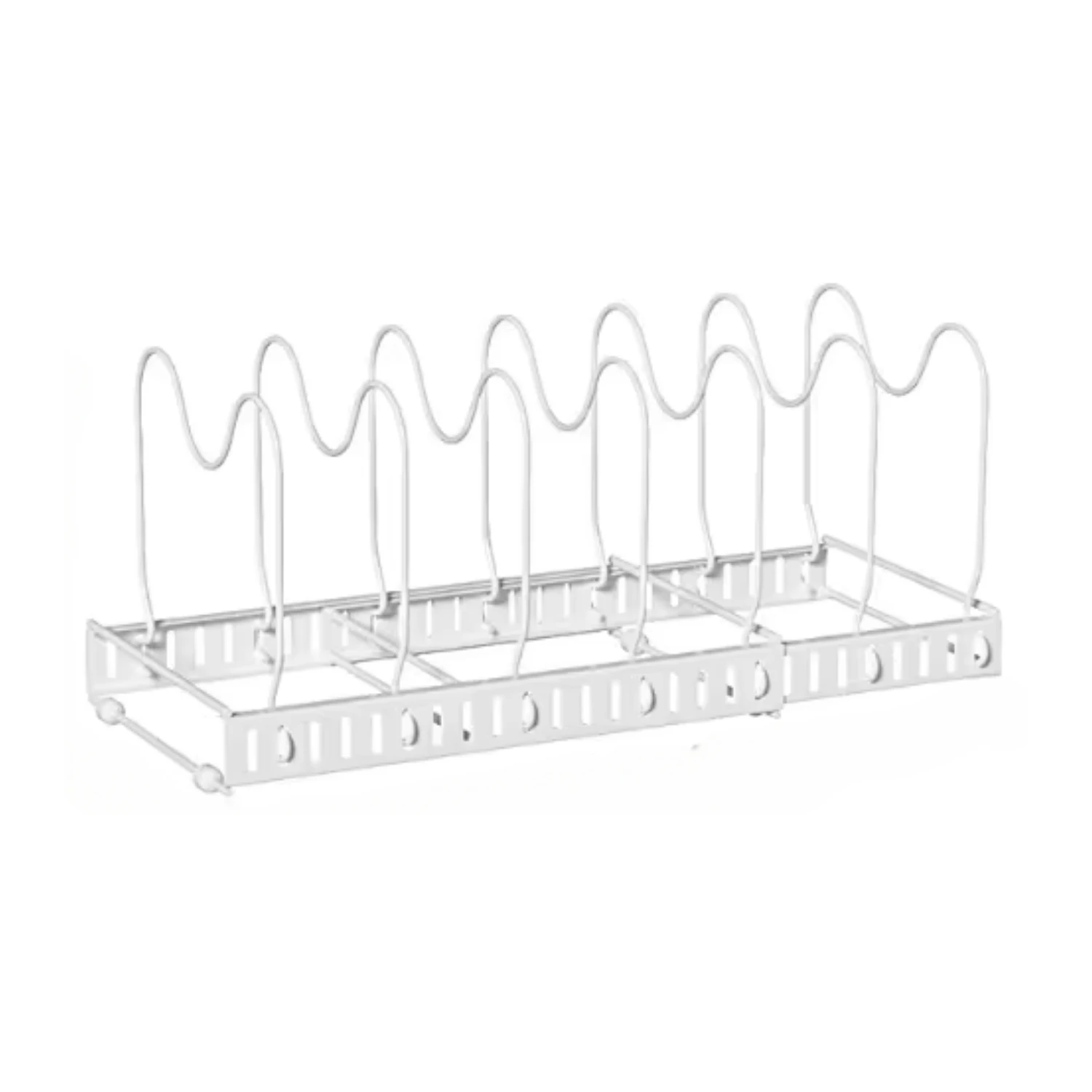 LUTODY - Soporte Metálico Extensible para Tapas de Olla y Sartén - Organizador de Cocina para Cajón o Encimera