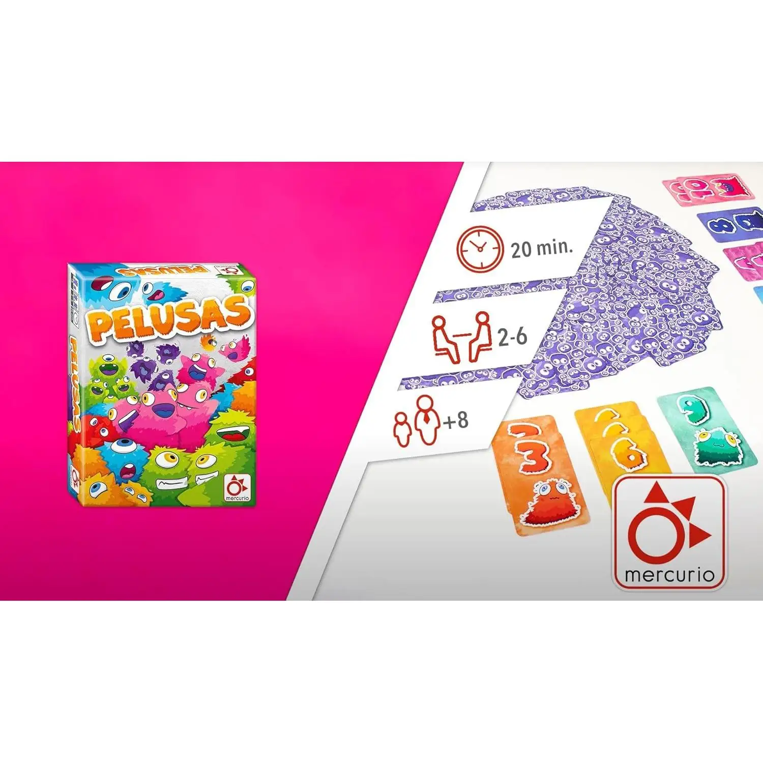 Mercurio Pelusas, a board game for 2 to 6 players aged 8 and up, offering hours of fun with skill-based challenges, perfect for family entertainment and game nights, ideal for children and friends. #3