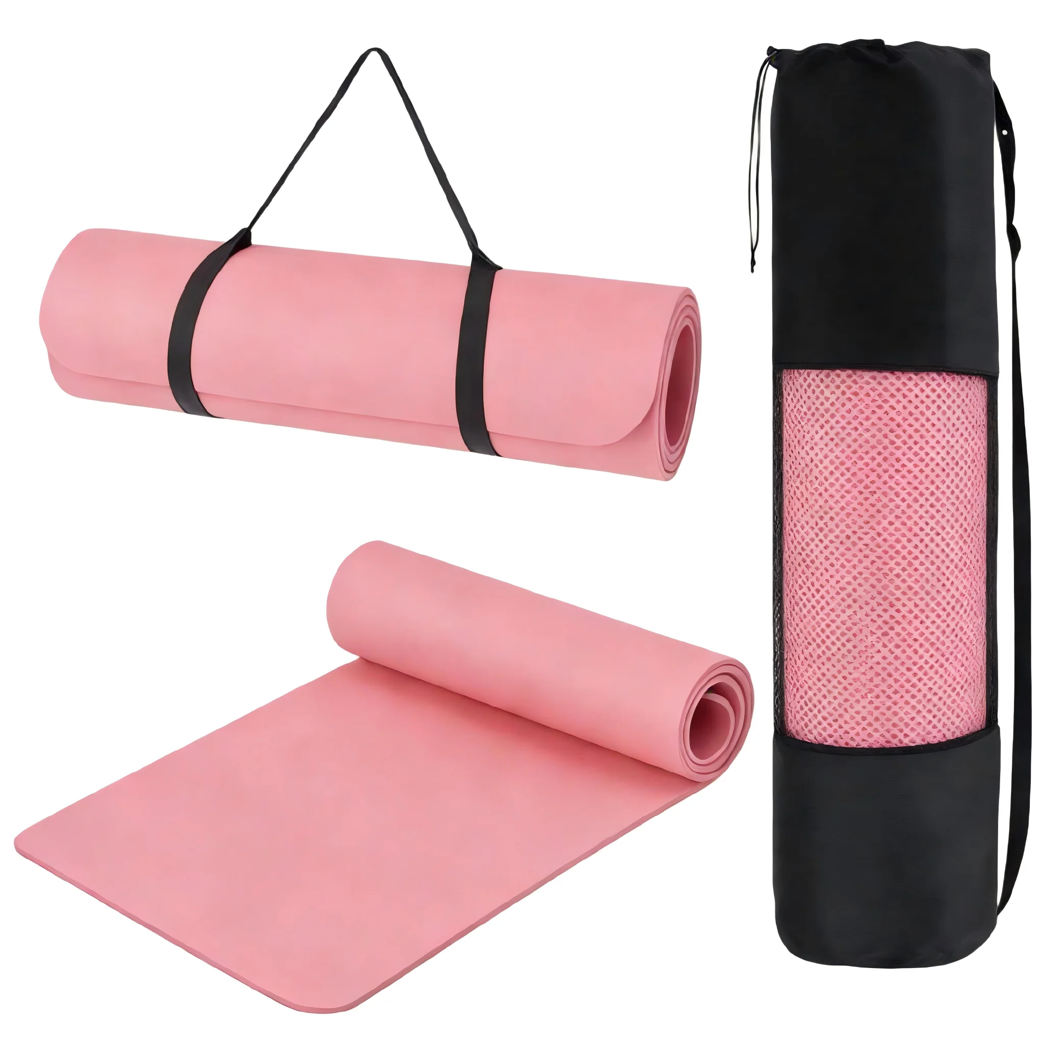 Decodeko Yoga Mat - Anti-Slip EVA Exercise Mat, 183 x 61 cm, Thickness Options 6mm, 8mm, 10mm, High Density and Tear Resistant, Perfect for Yoga, Pilates, and Gym Fitness.