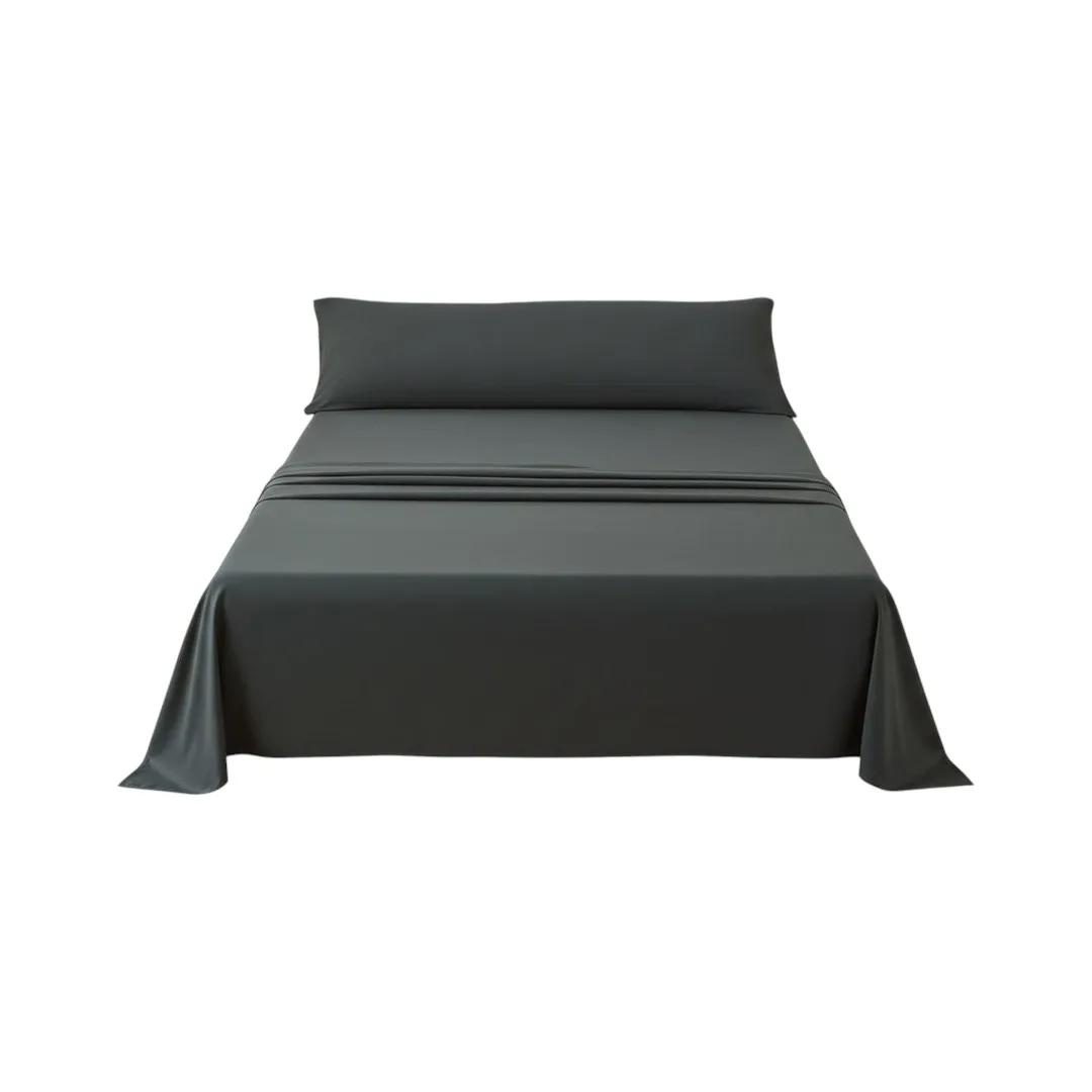 Juego de Sábanas para Cama 90/105/135/150/180cm Lisa, 3 Piezas, Sábana Bajera, Sábana Encimera y 1 Funda de Almohada, Suave y Fresca, Fácil de Lavar