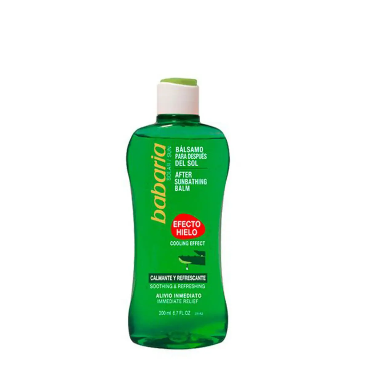 Babaria Solar Aloe Vera After Sun Gel Efecto Hielo 200 Ml