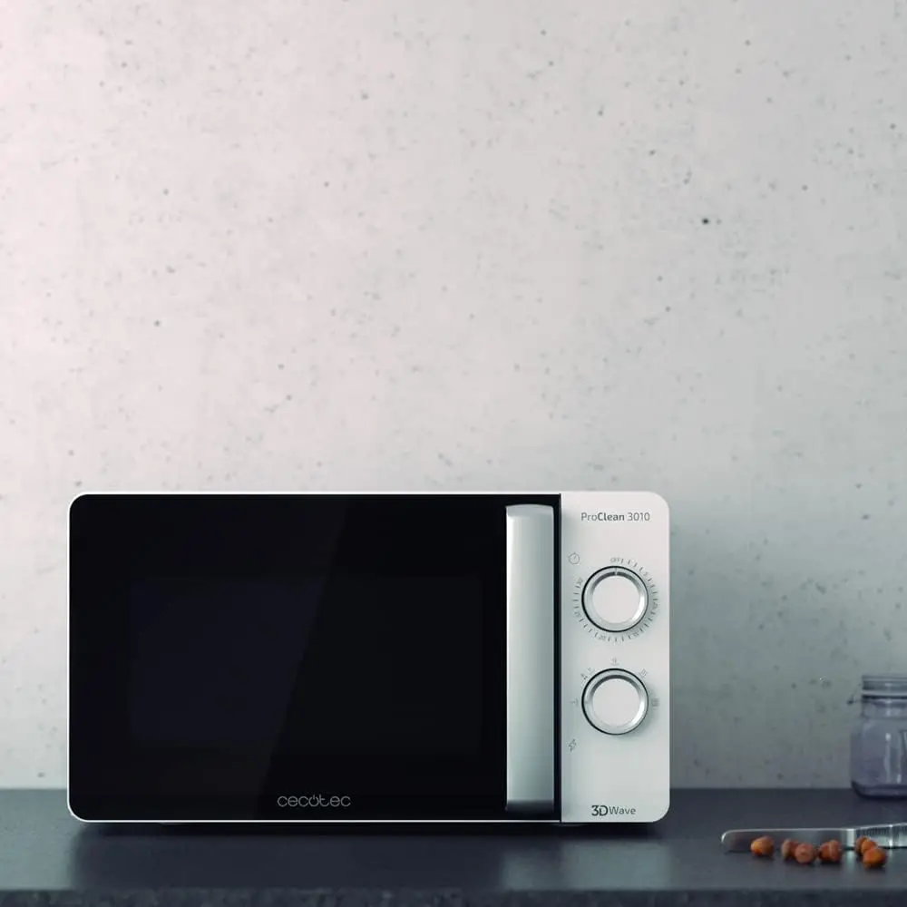 Cecotec proclean microwave 3010 20l 700w-ready2clean coating-3DWave technology-timer 30min - 6 power levels-defrost mode