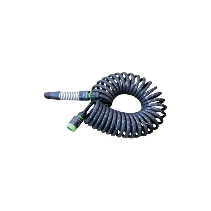 Manguera de Riego Espiral Flexible de 8 m con Lanza para Jardín y Exterior