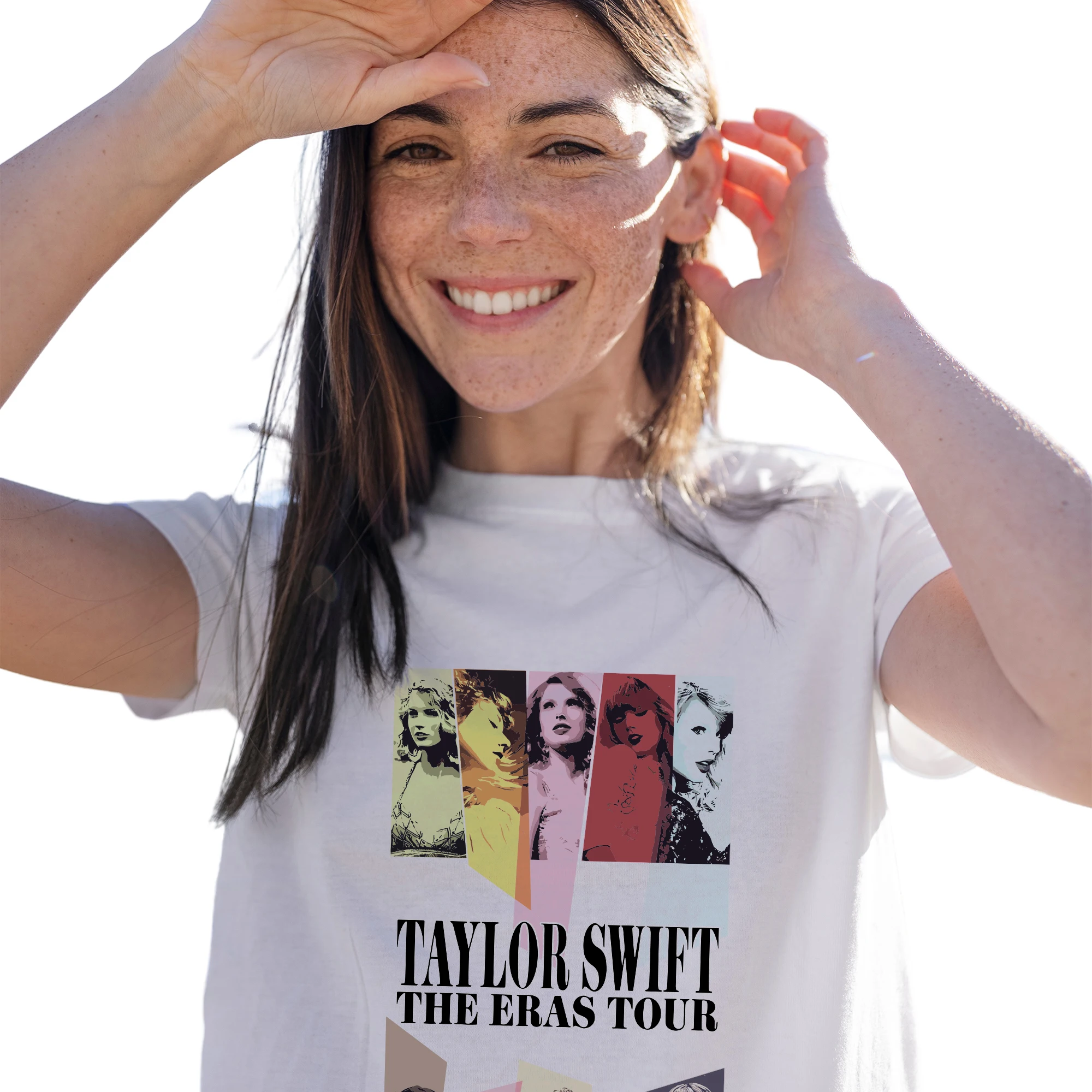 THE ERAS TOUR TAYLOR SWIFT T-shirt TAYLOR SWIFT fans T-shirt high quality armiprint100% Cotton #4