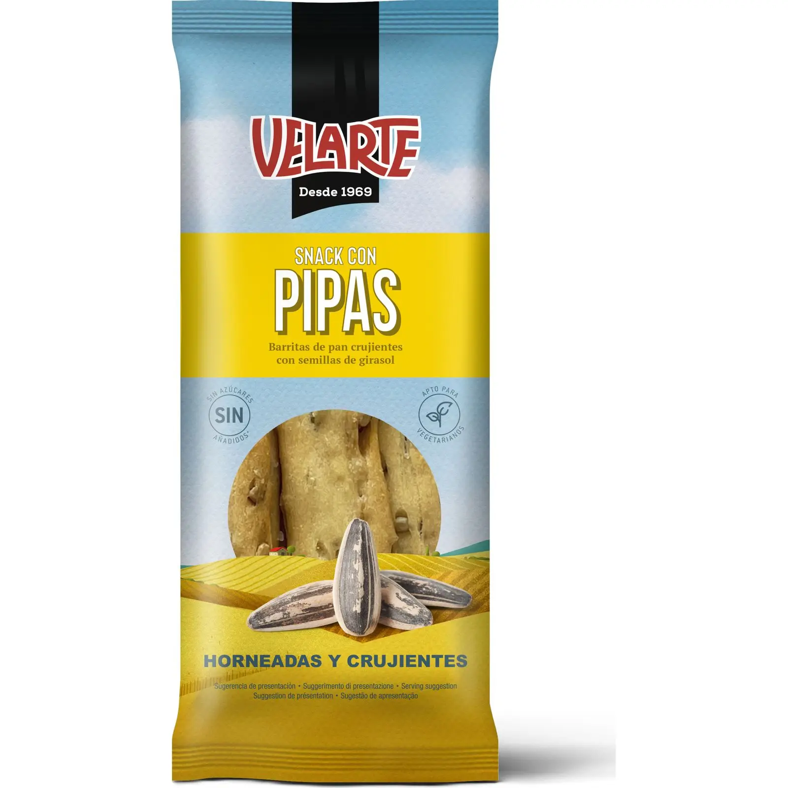 Artesanas Velarte Pipas 50 gramos - pan de pipas original - Caja de 55 bolsas