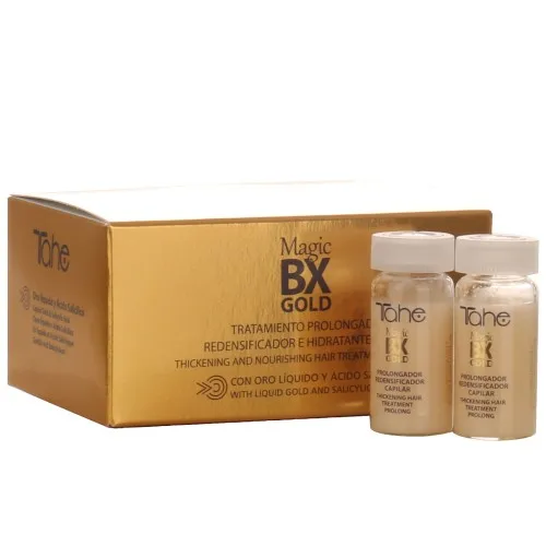 Tahe Tratamiento redensificador e hidratante del cabello Magic BX Gold