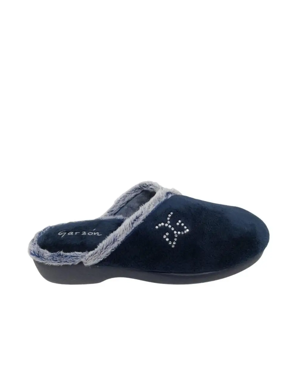 GARZÓN ZAPATILLA DE CASA STRASS GOMA MUJER