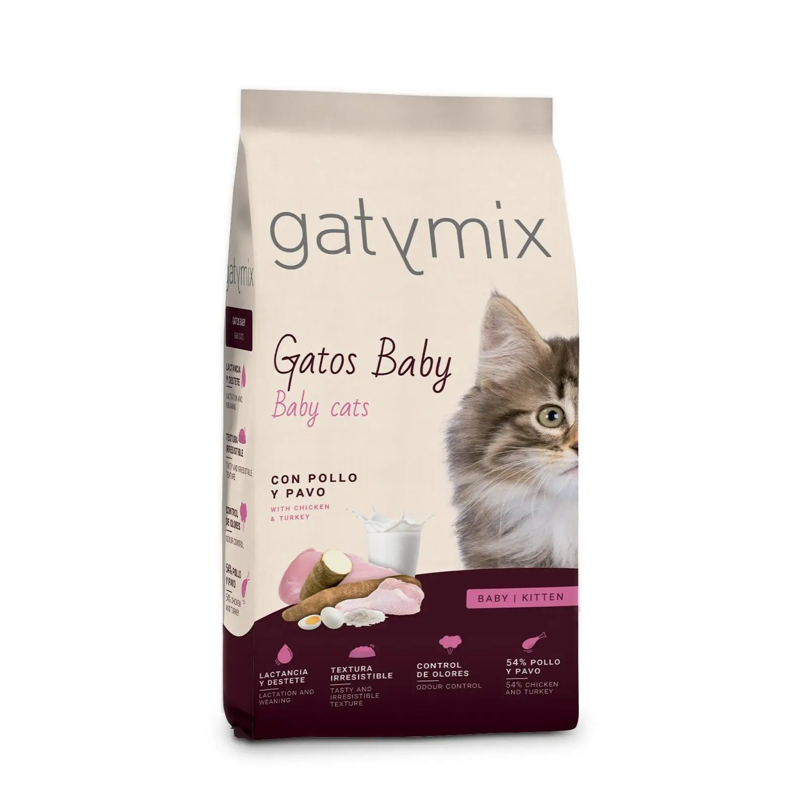 Dibaq Gatymix cat feed Baby Kitten chicken Turkey 1,5Kg