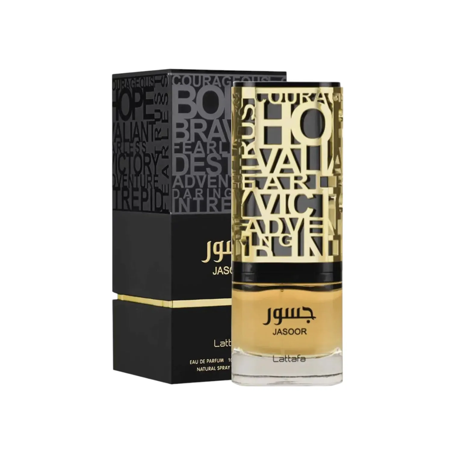 Lattafa – Jasoor 100ml 100 ml – Perfume Unisex – Aroma Intenso y de Larga Duración