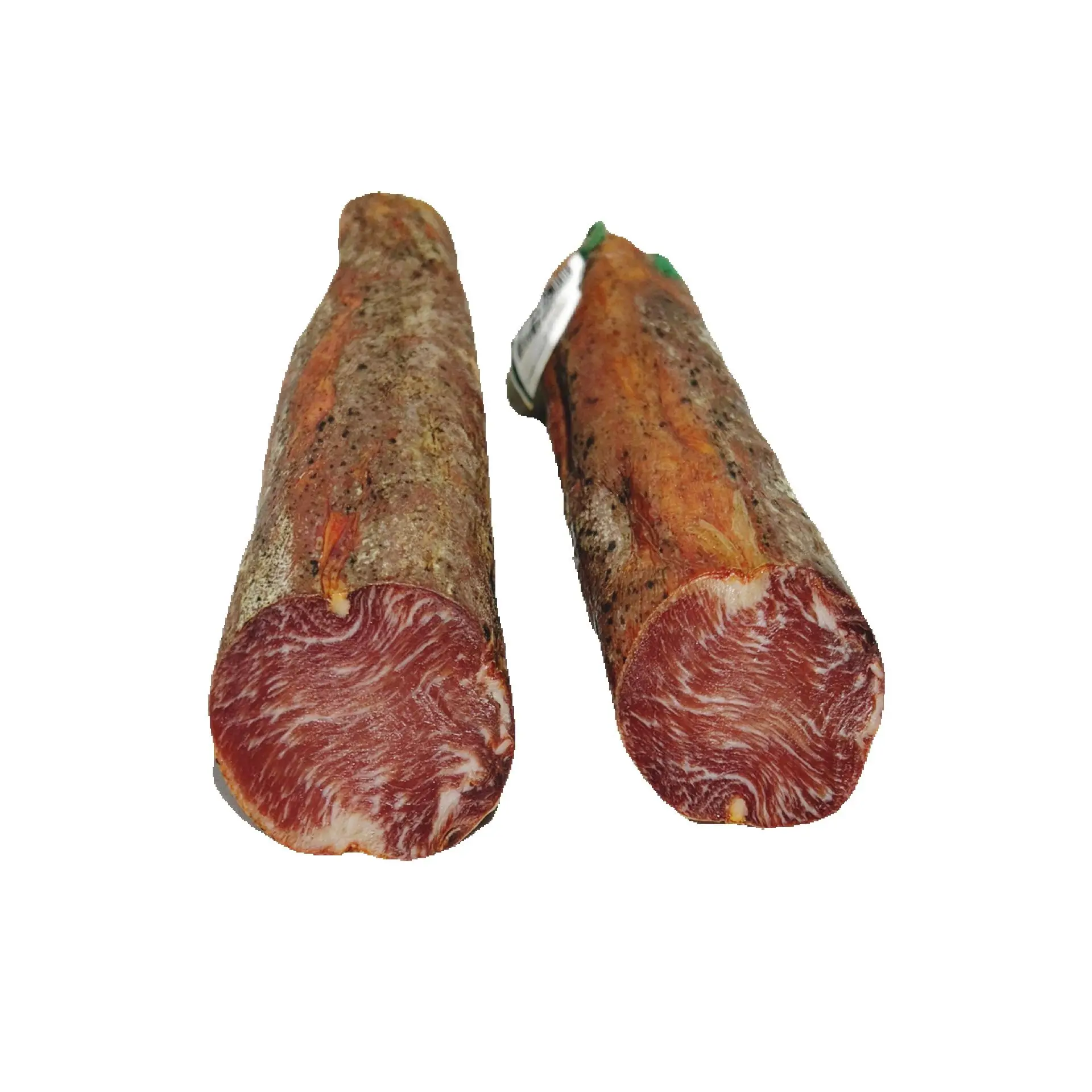 Iberian loin bait 50% IEBRICA breed-piece 1.0Kg-1.2Kg-in 2 pieces and empty-traditional elaboration-Iberian Faustino Gil-