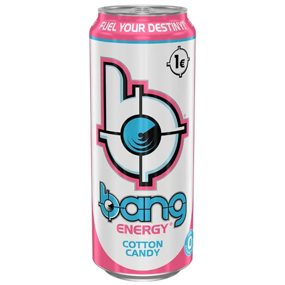NUEVO Pack 12 BANG Blue Razz Energy Drink 50cl lata