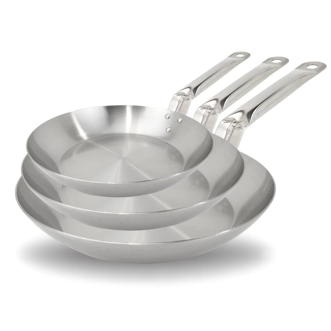 Sartén de hierro mineral - Natural, Compatible con Todo Tipo de Fuegos- Durable y sin PTFE/PFOA