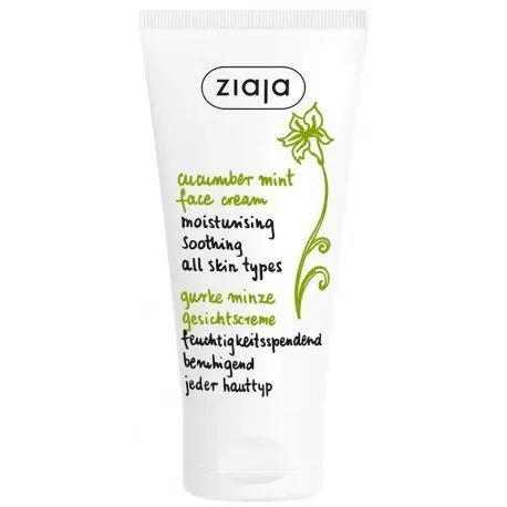 Crema Facial Hidratante Piel Mixta/grasa 50 ml - Pepino y Menta - Ziaja