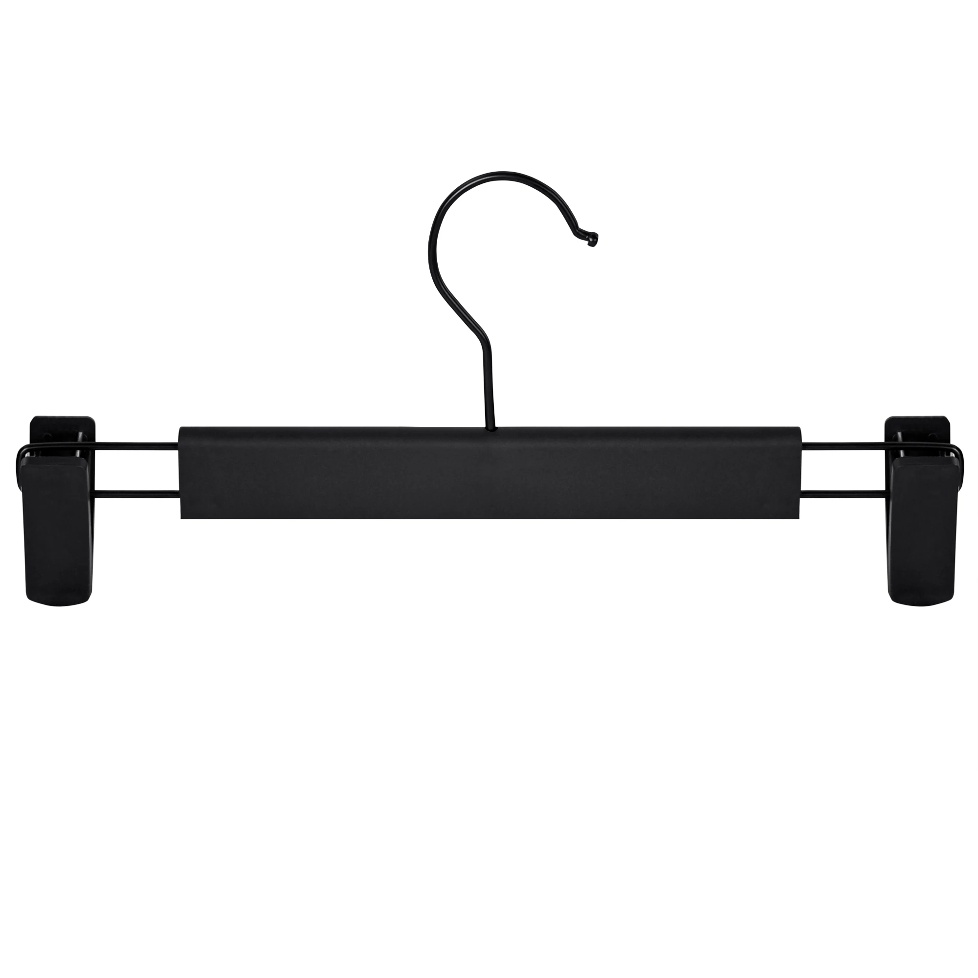 T-LoVendo Set of 5 Clothes Hangers with 360° Metal Hook and 2 Non-Slip Clips, Ideal for Pants and Skirts, Made of Durable Plastic, Space-Saving Wardrobe Organizer. #8