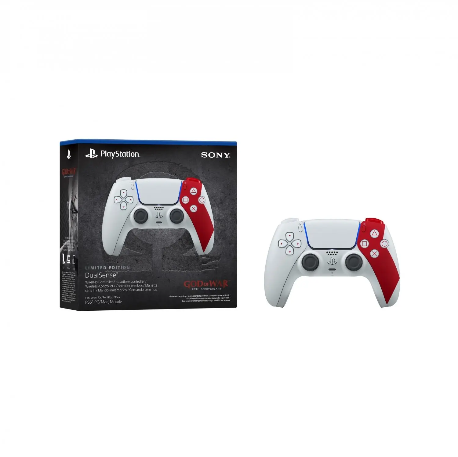 Dualsense god of war 20th anniversary controller - ps5 controller #1