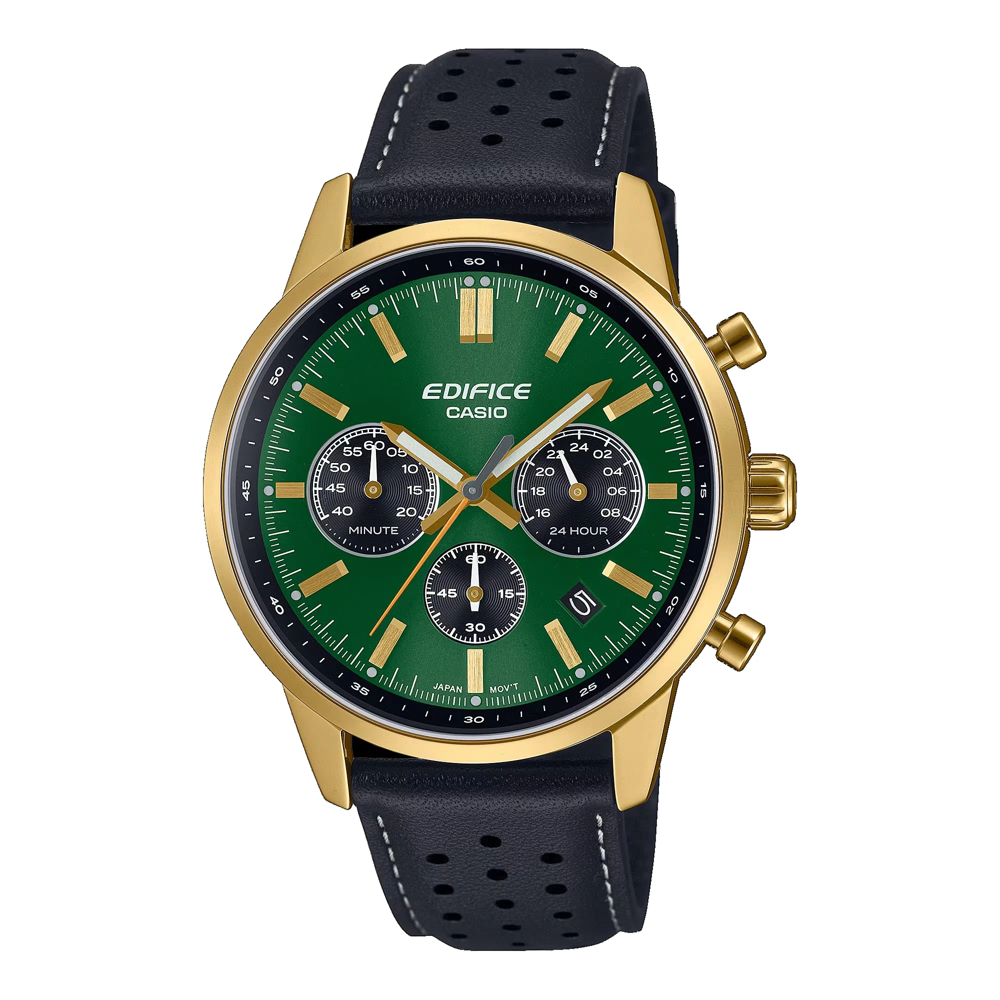 Hombre Reloj Casio Edifice Efr-575Cl-3Aef Cronógrafo Estándar Analógico Elegante
