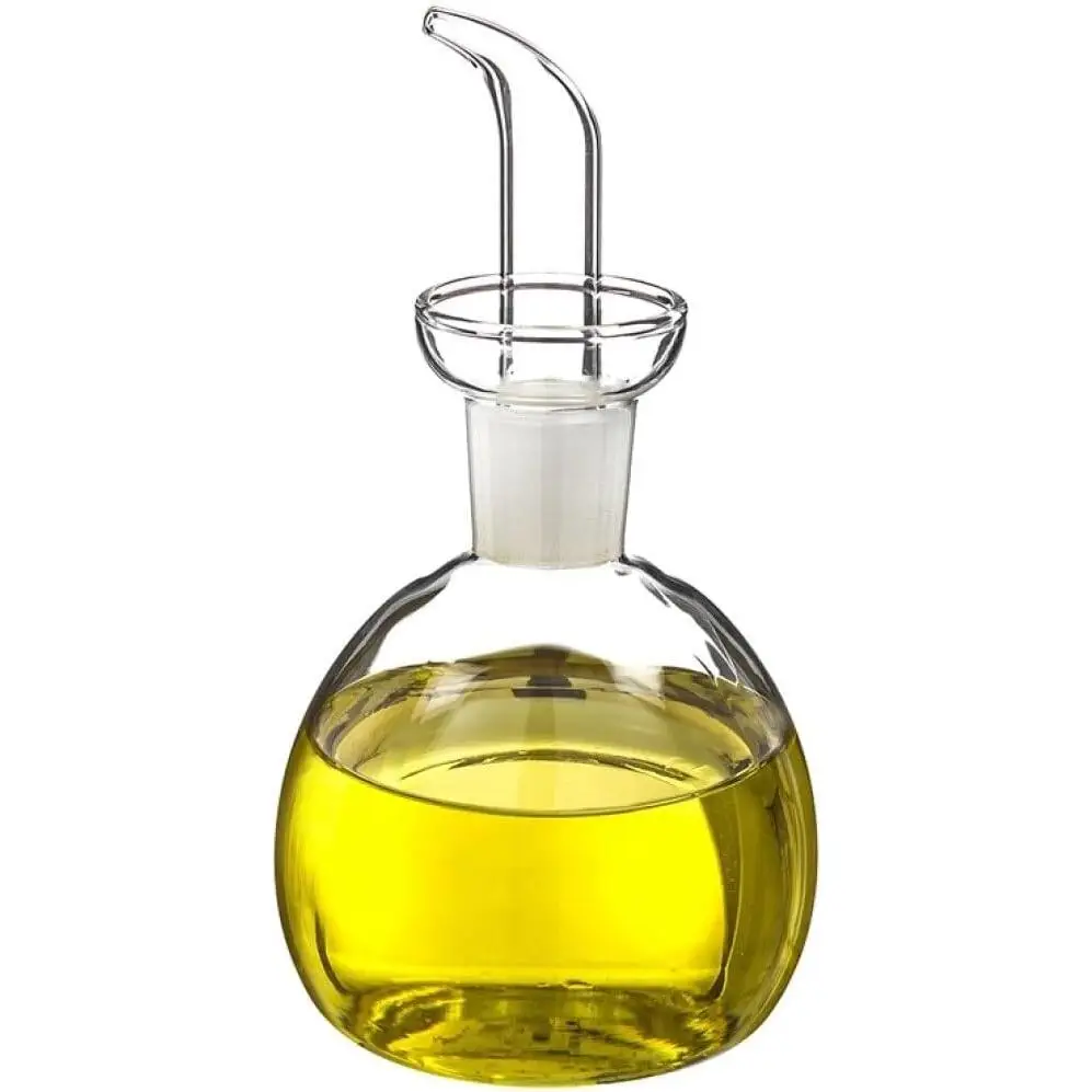C.A | Aceitera de Cristal Antigoteo 🍶 | Dispensador de Aceite de Oliva con Dosificación Precisa | Diseño Limpio | Con Caja