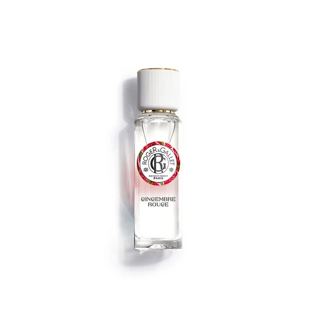 Roger & Gallet Agua Perfumada Bienestar Gingembre Rouge 30 ml - Fragancia Energizante con Jengibre, Bayas Rosas y Benjuí, 92% Ingredientes Naturales, Eau Fraîche Unisex