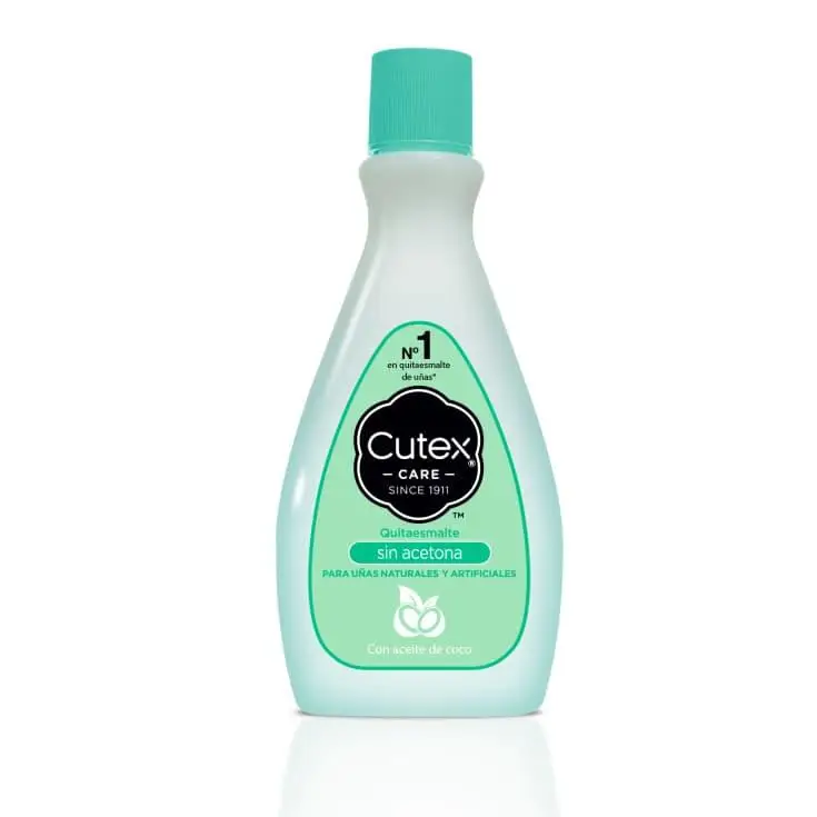 CUTEX Quitaesmalte Sin Acetona Uñas Cuidadas y Delicadas 100 ml