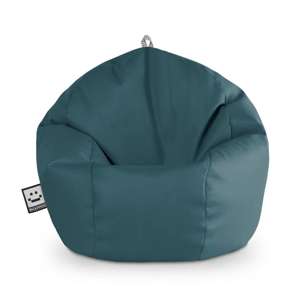 Puff Pelota Polipiel Glaciar HAPPERS - Cómodo, ligero y resistente. Make it Happers®