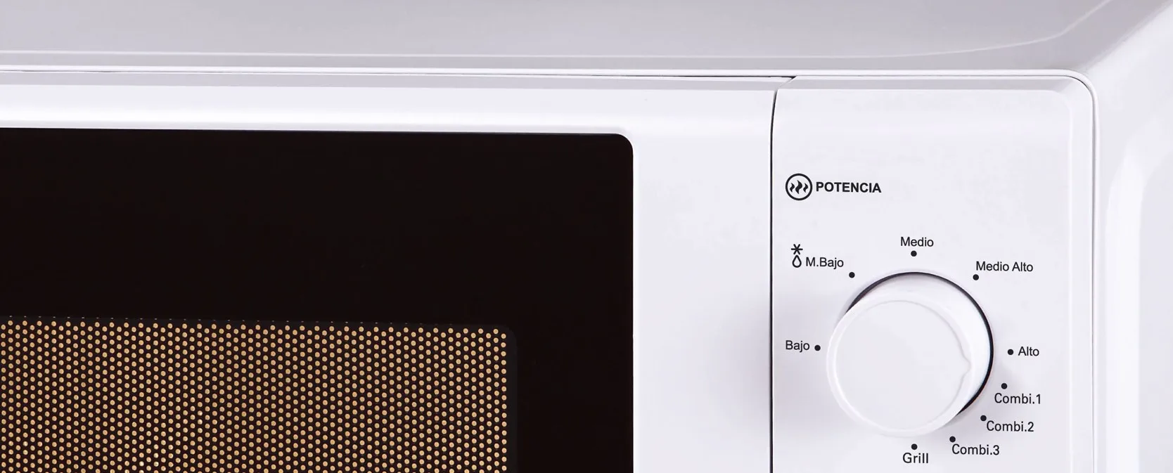 Microwave with grill nevir nvr6201 / capacity of 20 liters / 700 w of power / 5 power levels / white color