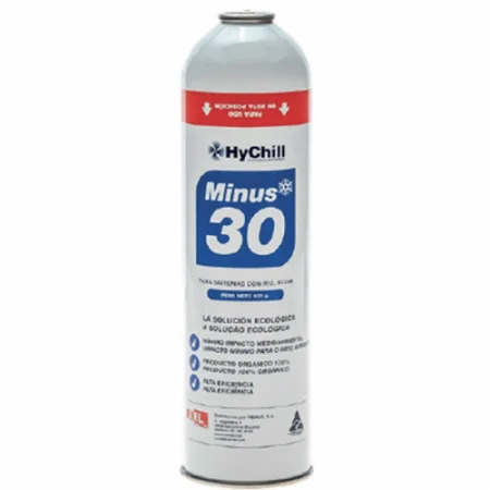 Organic GAS container HYCHILL MINUS 30 substitute R134A R12 R1234yf