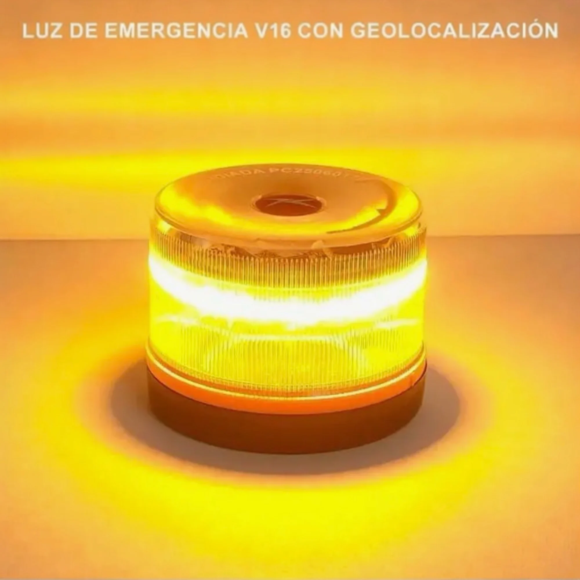 2026 Ultima version Luz Emergencia Coche Homologado DGT, con SIM y Datos Pagados hasta 2038, Baliza v16 Homologada dgt con Geolocalizador,