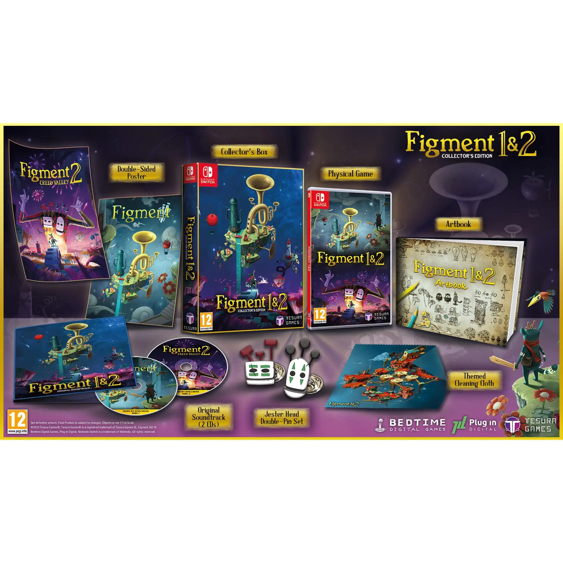 Figment 1 y 2 Collectors Edition - Nintendo Switch - Nuevo precintado - PAL España