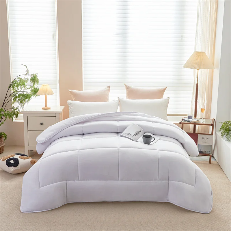 ILOVEHOME Edredón Nórdico 400gr Fibra Hueca con Tacto Melocoton - Relleno Nórdico Fibra Suave Siliconada Color Blanco