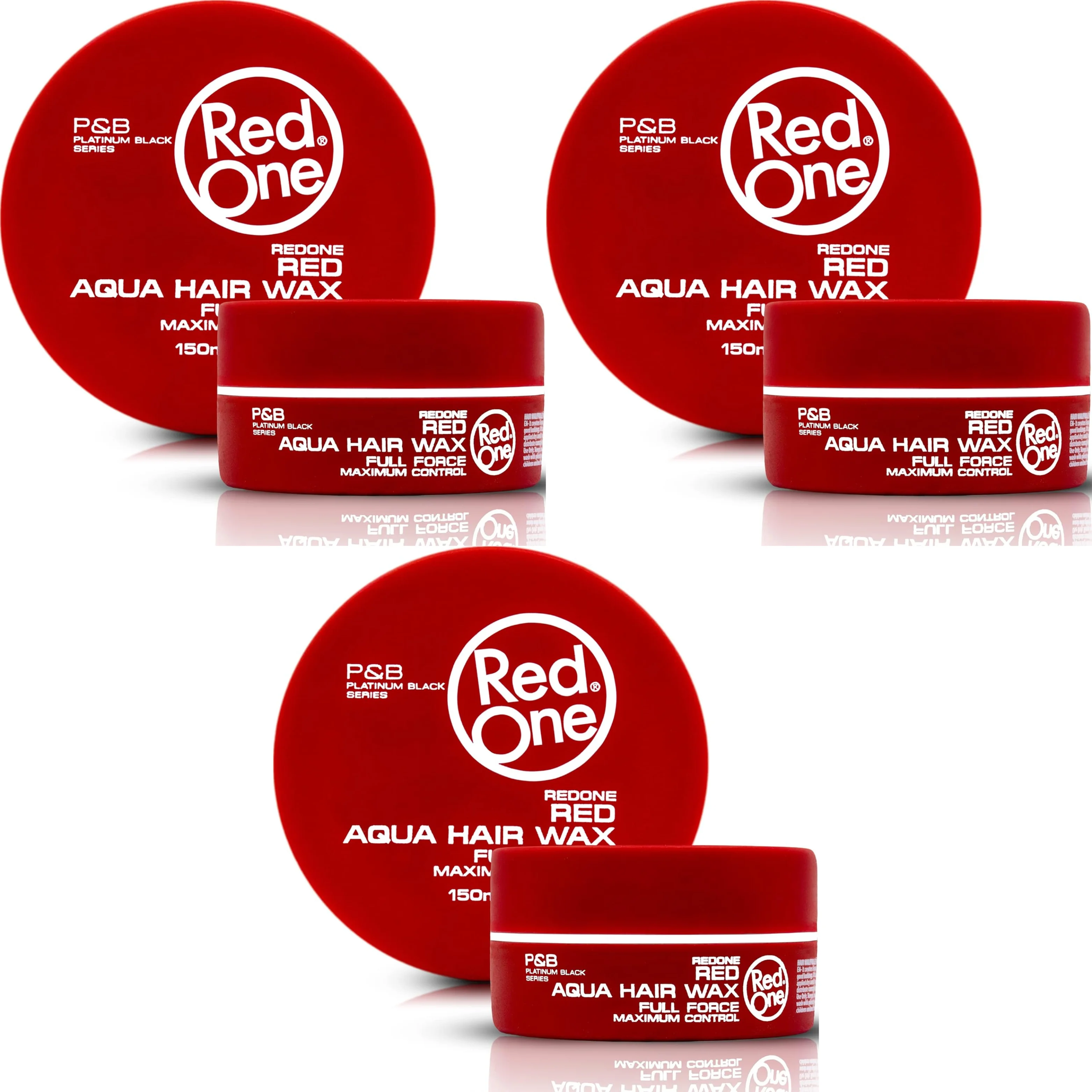 Redone PACK Cera Para Peinar Aqua Hair Full Force Red Fresa 150ml