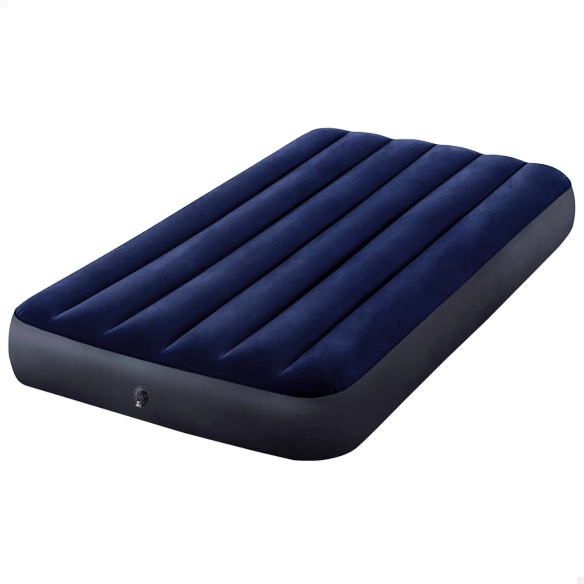 Intex Cama Colchon hinchable 99X191X25CM Altura 25 cm, Colchon hinchable Intex premium,Cama de aire inflable para camping Color Azul oficial y original calidad de confianza