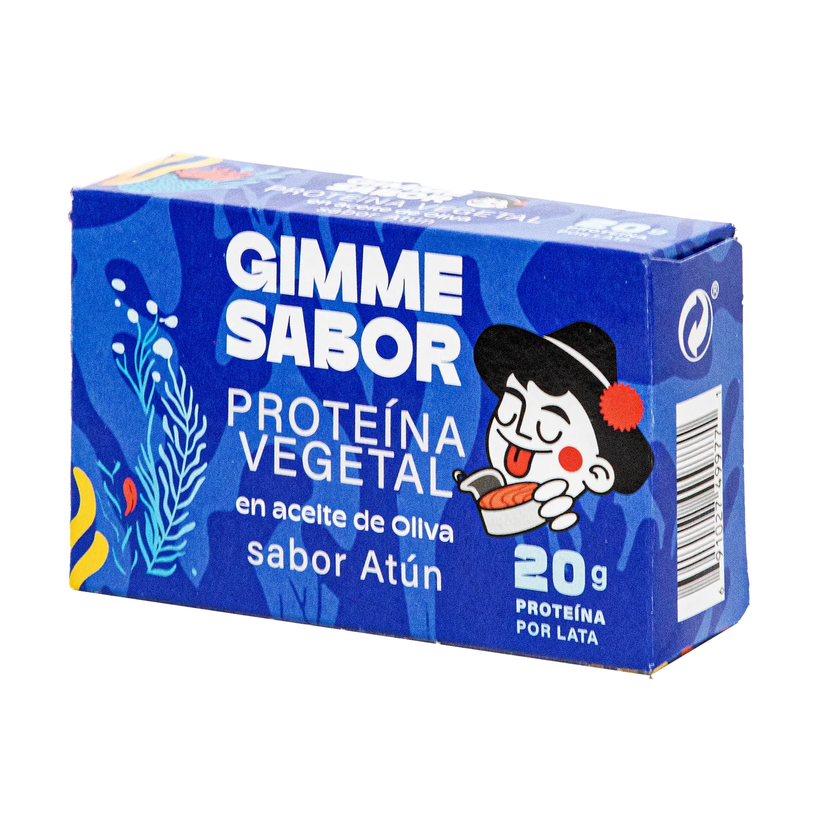 Gimme Sabor Preparado vegetal sabor Atún en conserva con aceite de oliva, sin alérgenos