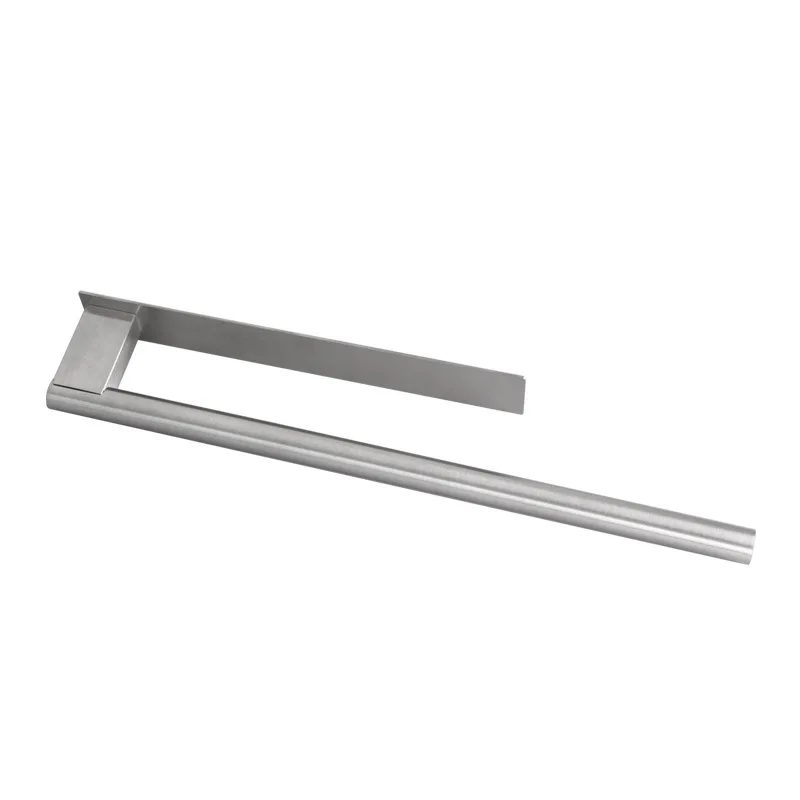 Toallero de baño de acero inoxidable mate sin taladro, accesorio de pared para baños y cocinas.