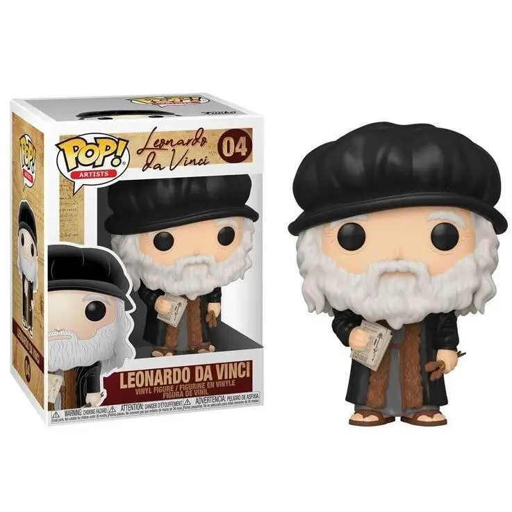 FUNKO POP! LEONARDO DAVINCI, 45251, Nº 4, TIENDA CON LICENCIA OFICIAL