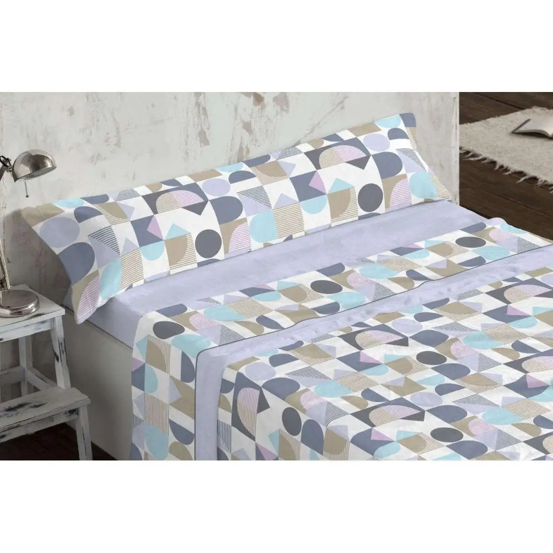 Juego de Sábanas Coralina BURRITO BLANCO. Extrasuave, Cálida, Máxima Calidad, No hace Bolas. Cama