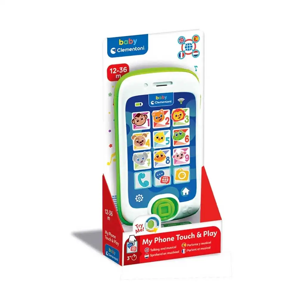 Smartphone plays and plays clementoni