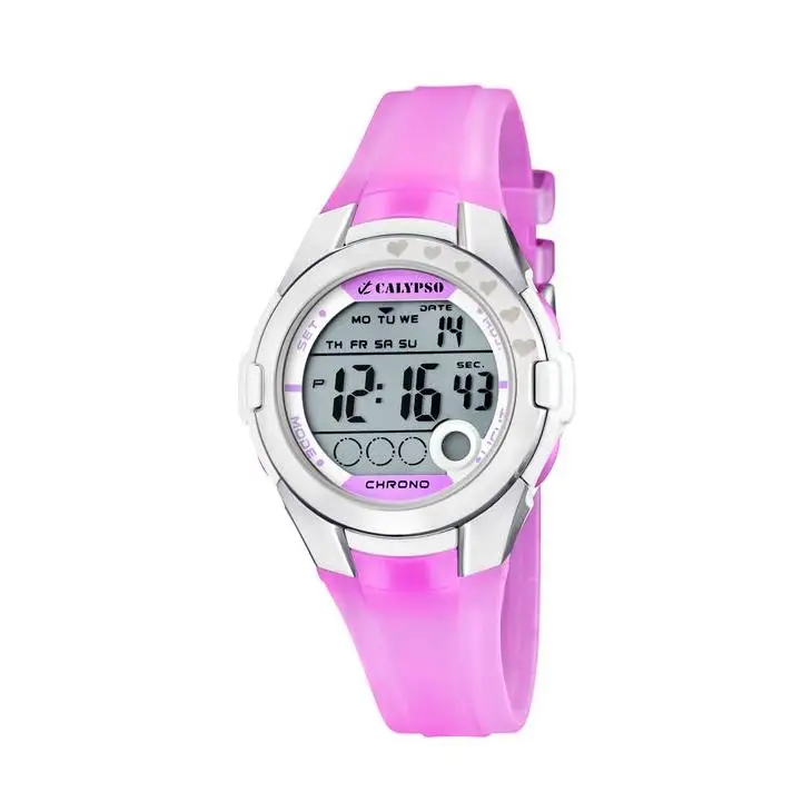 Reloj Calypso K5571/3 Digital Crush Morado para niña de comunión
