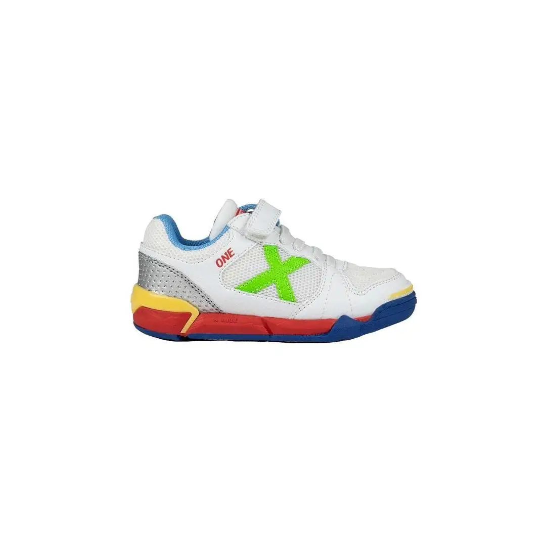 Munich One Kid Vco 67 Multicolor Sneakers for Boys, classic fit with mesh upper, synthetic reinforcements, elastic laces, and velcro strap for easy wear, ideal casual sneakers. #1