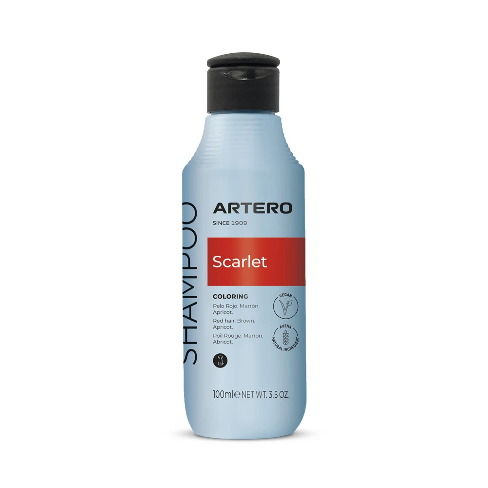 Artero Scarlet - Champú Especializado para Realzar el Color Natural del Pelaje Canino en Tonos Rojos y Chocolate (100 ml)